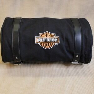 Harley-Davidson Motorcycle Travel Pack Accessories Black Canvas Biker Gorpcore